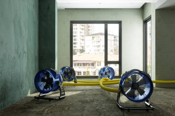 Water damage restoration process in OK